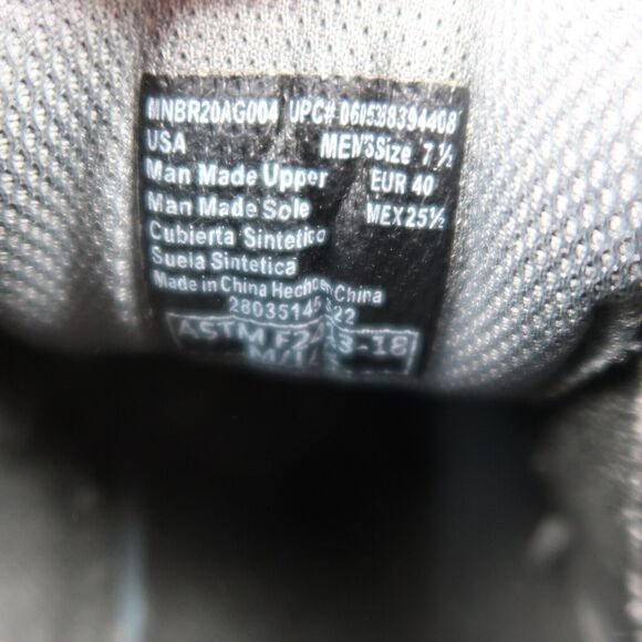 Brahma Shoes Mens 7.5 Work Kamden Steel Toe Slip Resistant Light Weight Comfort main image 4